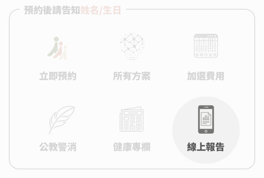 如何查詢您的線上健檢報告—完整圖文教學