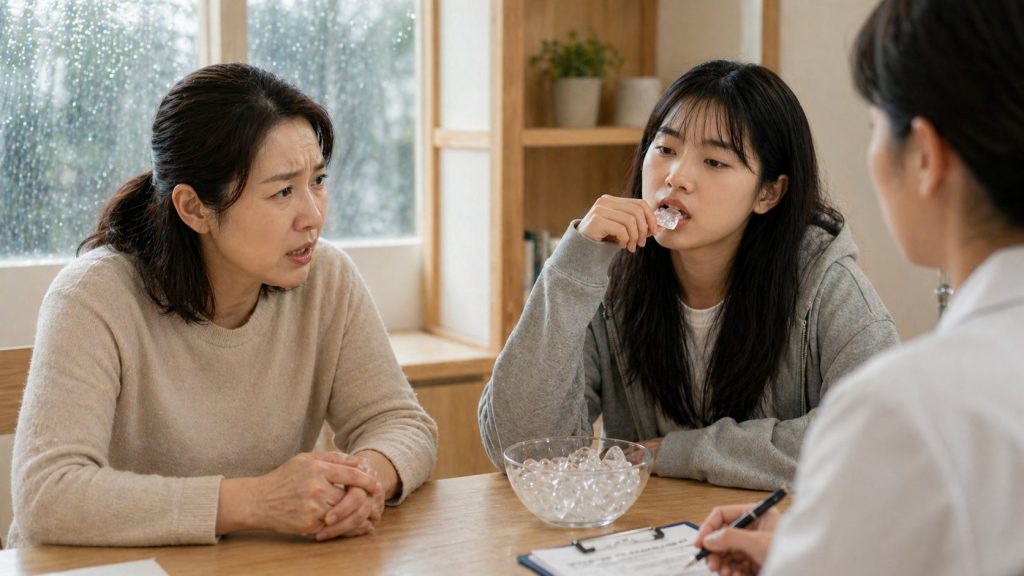 狂吃冰塊停不下來?56% 機率是缺鐵性貧血作祟,找對原因補鐵就能完全改善
