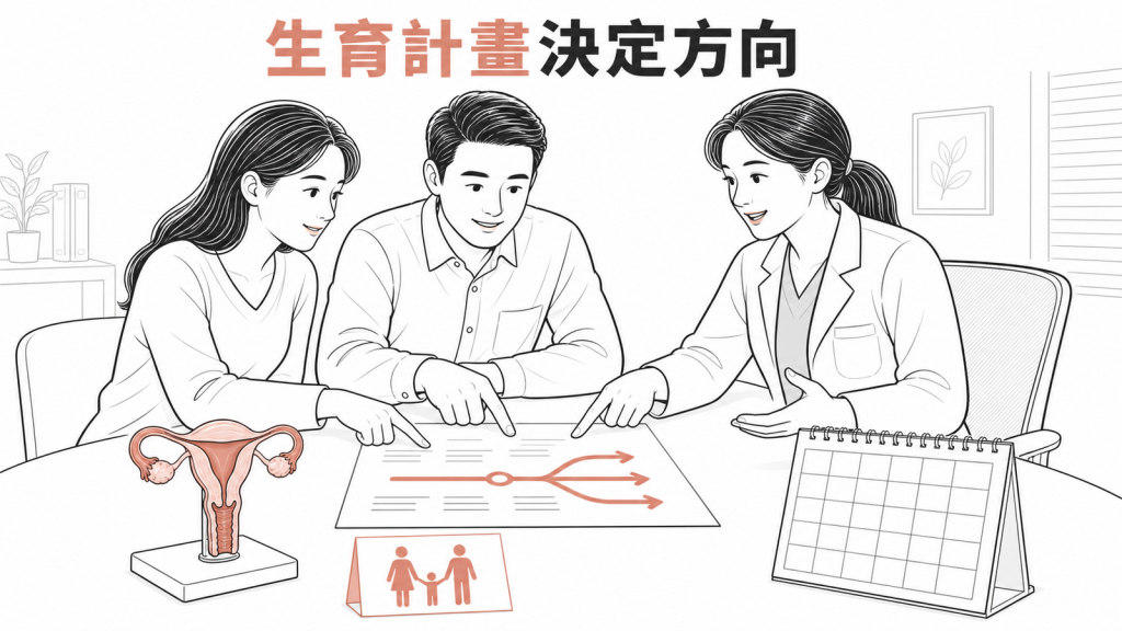 子宮肌腺症治療方向需先與醫師討論生育計畫