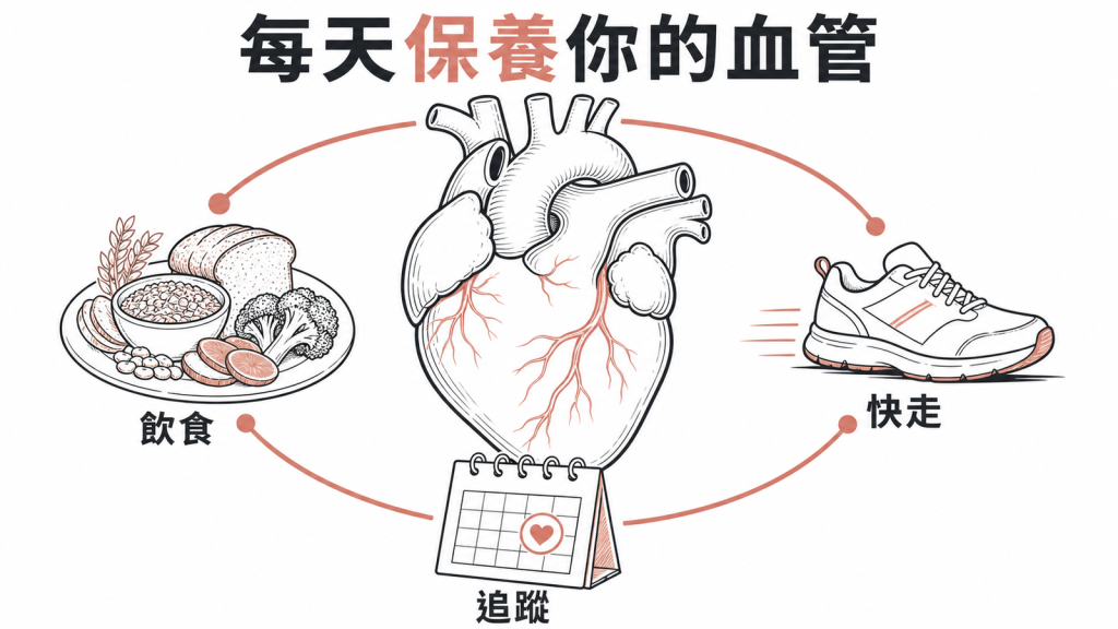 飲食運動與規律追蹤共同保護血管
