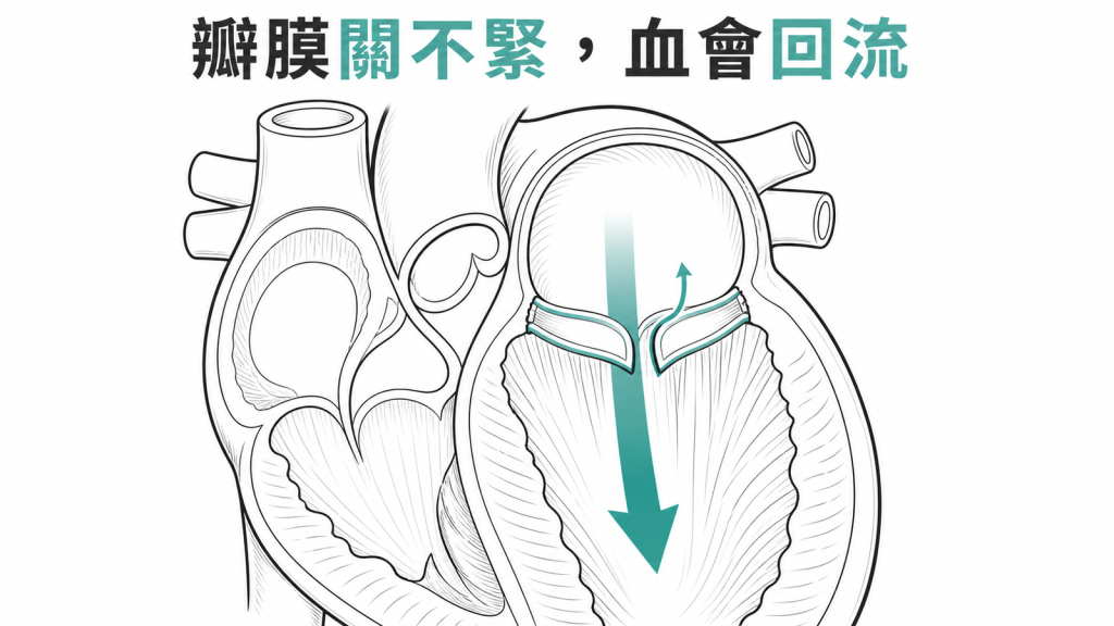 心臟瓣膜關不緊會讓少量血液逆流