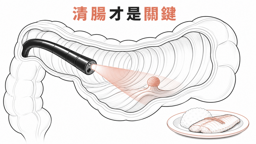 大腸鏡檢查前做好低渣飲食與清腸讓視野清楚
