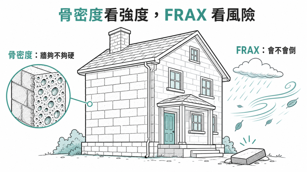 骨密度看骨骼強度,FRAX評估整體骨折風險
