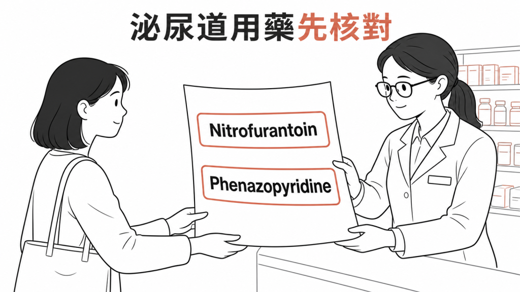 蠶豆症患者應避開 Nitrofurantoin 與 Phenazopyridine