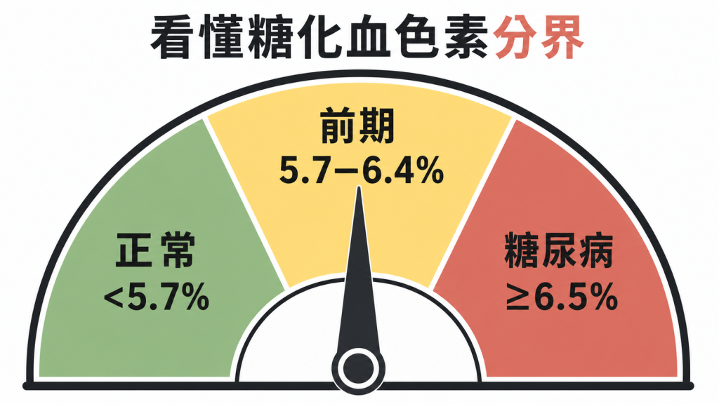 糖化血色素正常前期與糖尿病診斷分界