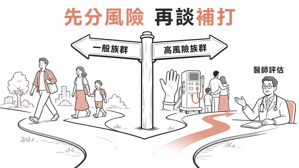 B肝抗體陰性先依風險評估是否補打
