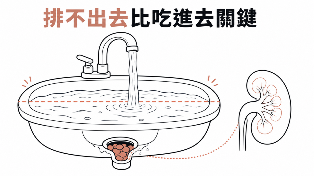 尿酸高常像排水孔排不出去