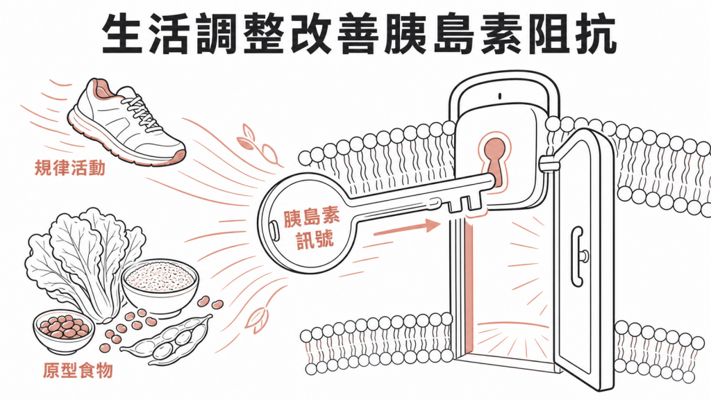 規律活動與原型食物有助改善胰島素阻抗
