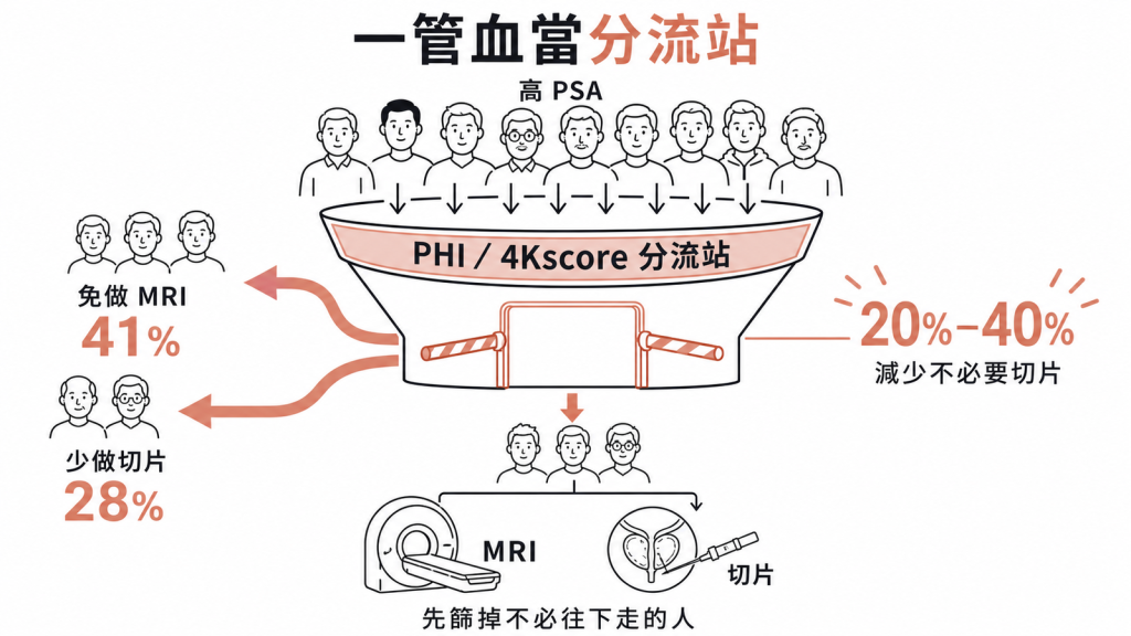 PHI與4Kscore當分流站：減少20%-40%不必要切片，GOTEBORG-2讓41%免MRI、少28%切片