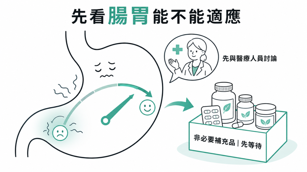 剛調整 Tirzepatide 劑量時先觀察腸胃耐受度