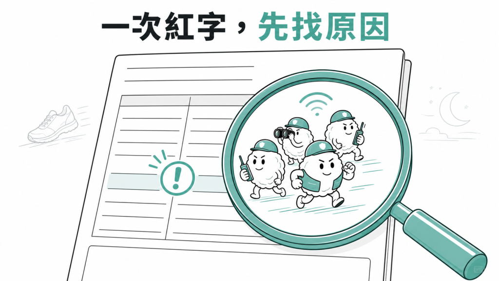 白血球一次紅字先找原因