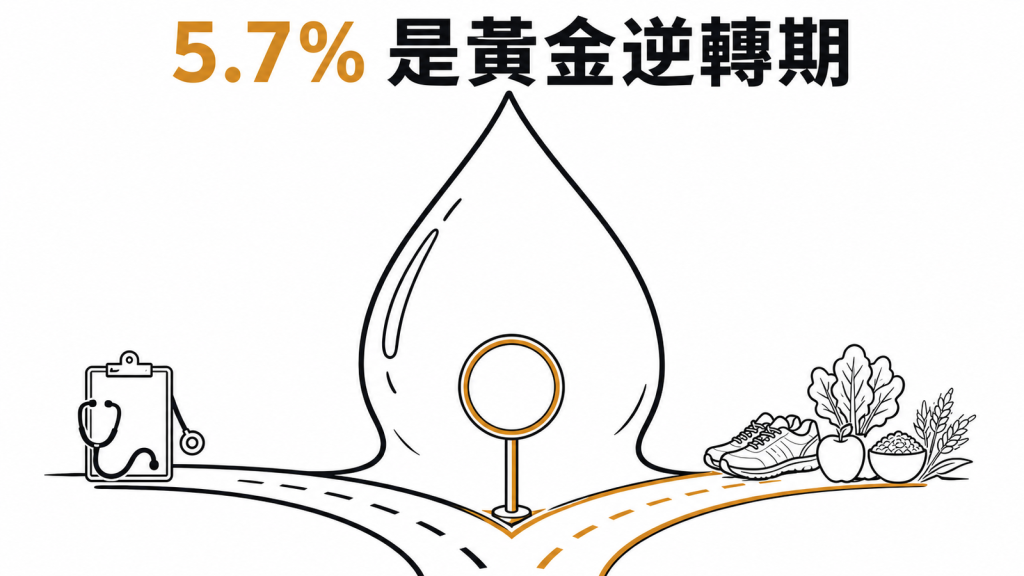 糖化血色素5.7%是黃金逆轉期