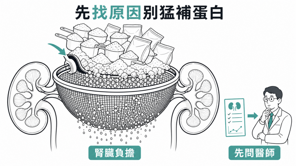 白蛋白偏低應先查原因避免自行猛補蛋白