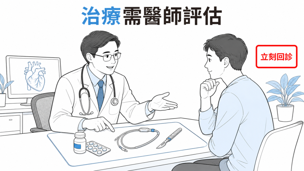 心肌橋治療需由醫師評估