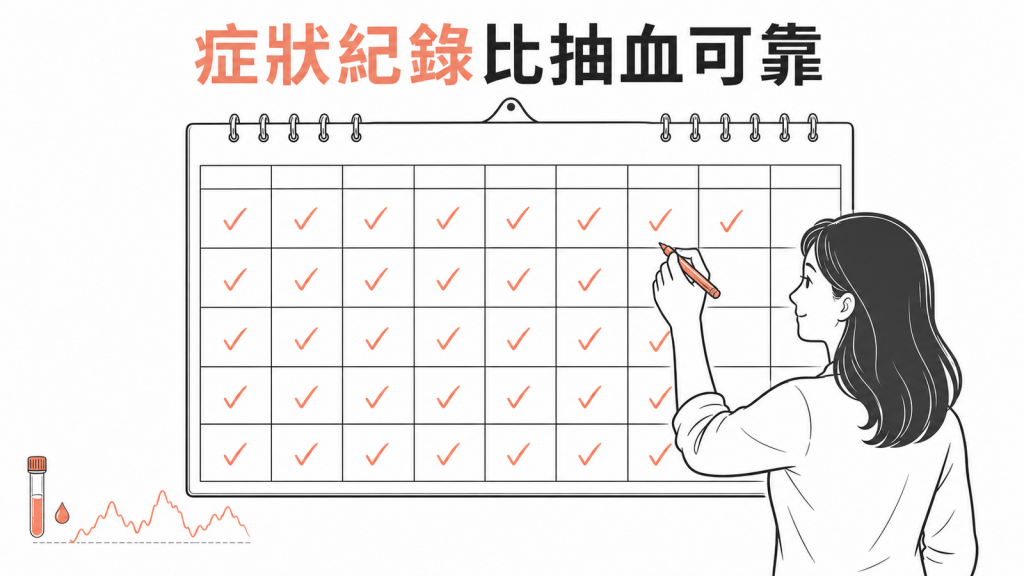 更年期過渡期持續記錄症狀比單次抽血更可靠