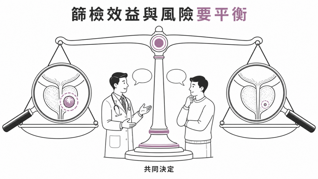 PSA 篩檢效益與過度診斷風險需要共同衡量