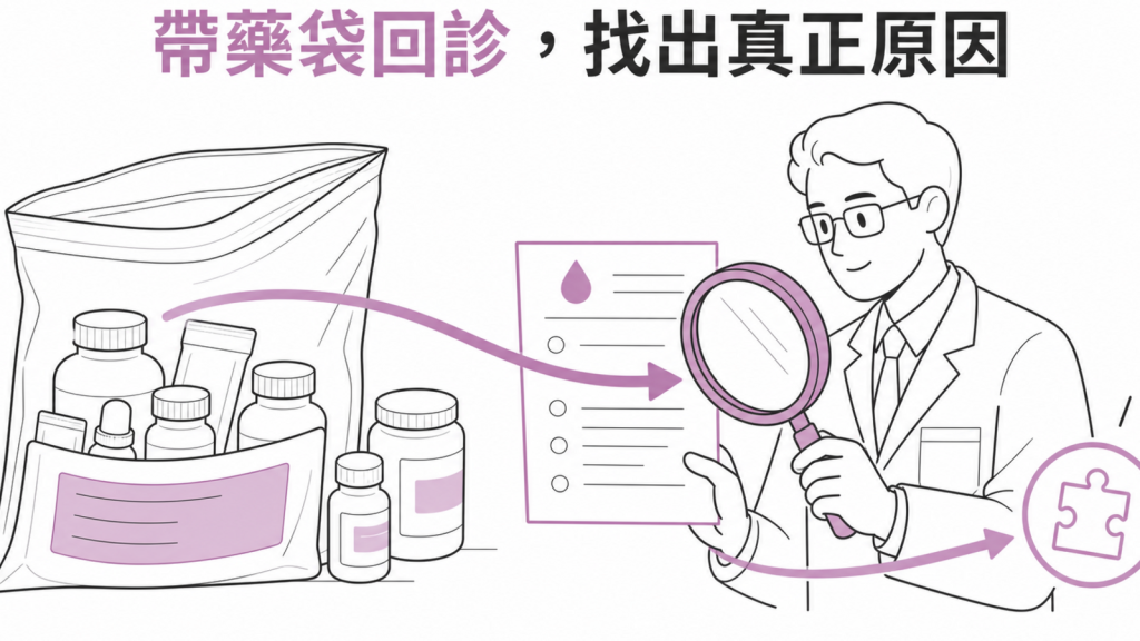 血鈉異常應帶完整藥袋回診找原因