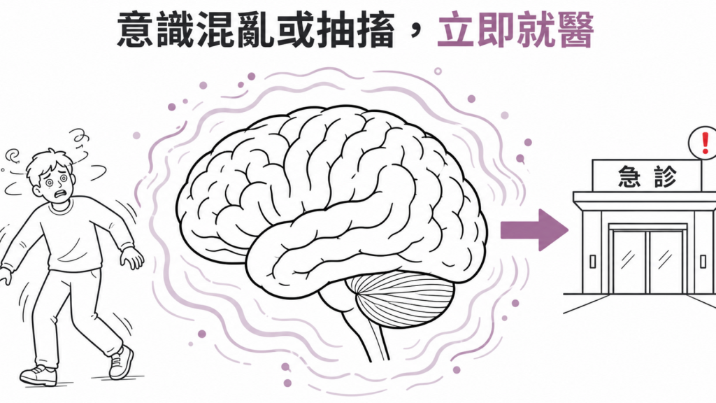 鈉離子異常伴隨意識混亂或抽搐應立即就醫