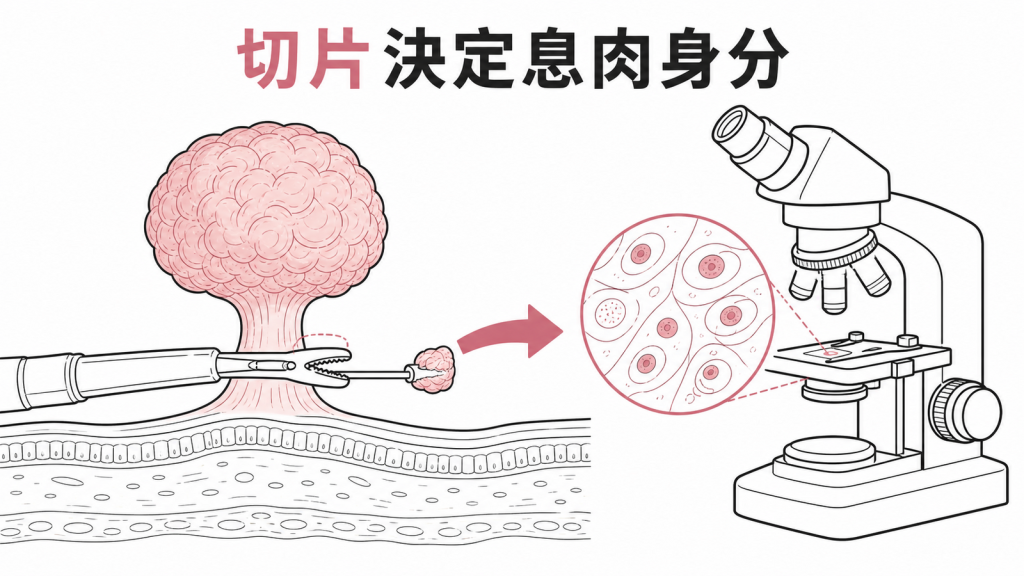 胃息肉需靠切片病理確認類型