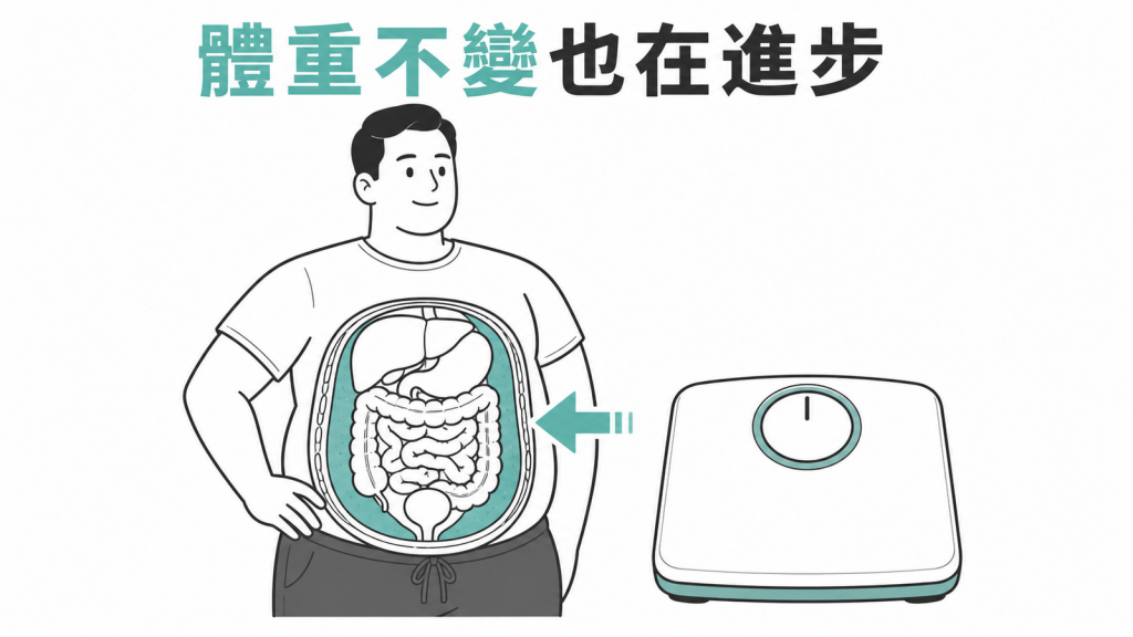有氧運動可在體重未變時減少內臟脂肪